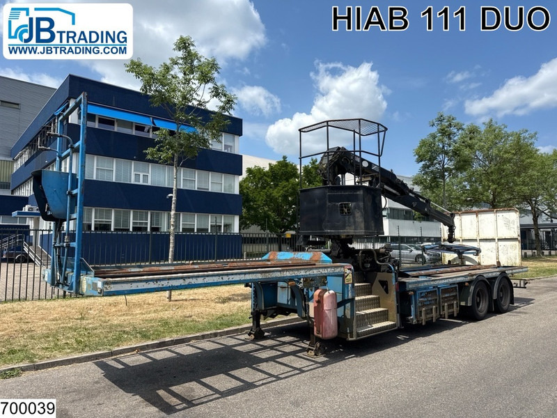 Samro open laadbak Hiab - نصف مقطورة مسطحة: صورة 1 Samro open laadbak Hiab - نصف مقطورة مسطحة: صورة 1