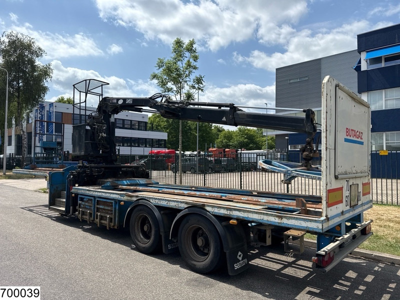 Samro open laadbak Hiab - نصف مقطورة مسطحة: صورة 2 Samro open laadbak Hiab - نصف مقطورة مسطحة: صورة 2