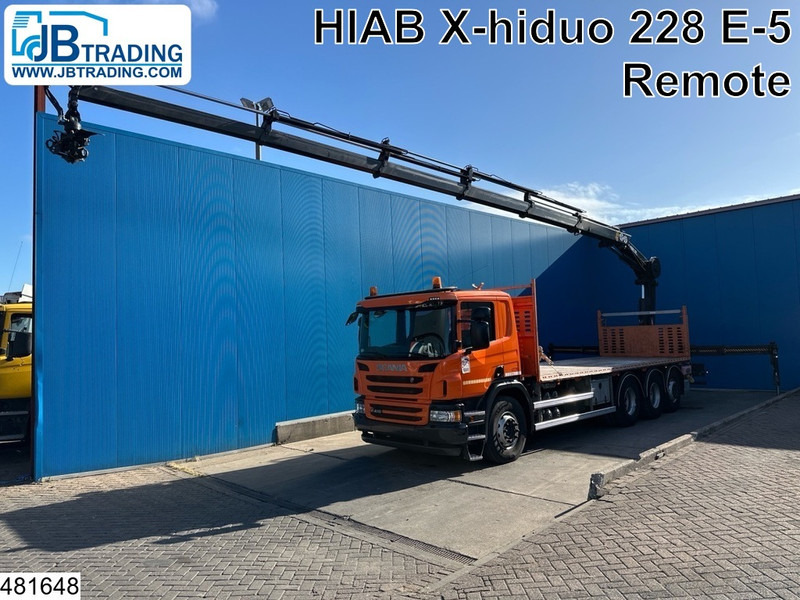 Scania P 410 8x4, EURO 6, HIAB, Remote - شاحنات مسطحة, شاحنة كرين: صورة 1 Scania P 410 8x4, EURO 6, HIAB, Remote - شاحنات مسطحة, شاحنة كرين: صورة 1