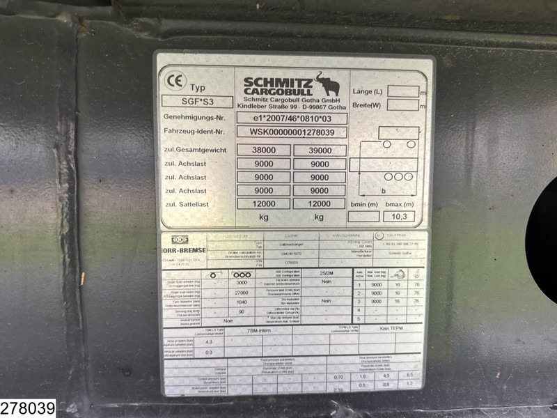 Schmitz Cargobull kipper 55 m3 - قلابة نصف مقطورة نصف مقطورة قلابة: صورة 4 Schmitz Cargobull kipper 55 m3 - قلابة نصف مقطورة نصف مقطورة قلابة: صورة 4