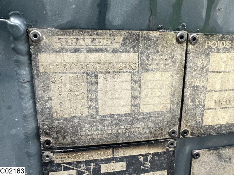 نصف مقطورة صهريج Trailor Fuel 39919 Liter, 9 Compartments: صورة 13