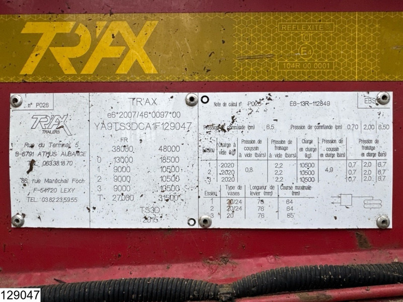 Trax open laadbak Timber transport, Kesla 2014 - نصف مقطورة اخشاب: صورة 4 Trax open laadbak Timber transport, Kesla 2014 - نصف مقطورة اخشاب: صورة 4