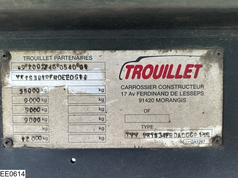 Trouillet Koel vries Carrier Vector 1950 , 2 Cooling units, Dhollandia - نصف مقطورة مُبرِّدة: صورة 4 Trouillet Koel vries Carrier Vector 1950 , 2 Cooling units, Dhollandia - نصف مقطورة مُبرِّدة: صورة 4