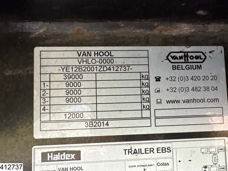 Van Hool gesloten bak - نصف مقطورة صندوق مغلق: صورة 4 Van Hool gesloten bak - نصف مقطورة صندوق مغلق: صورة 4