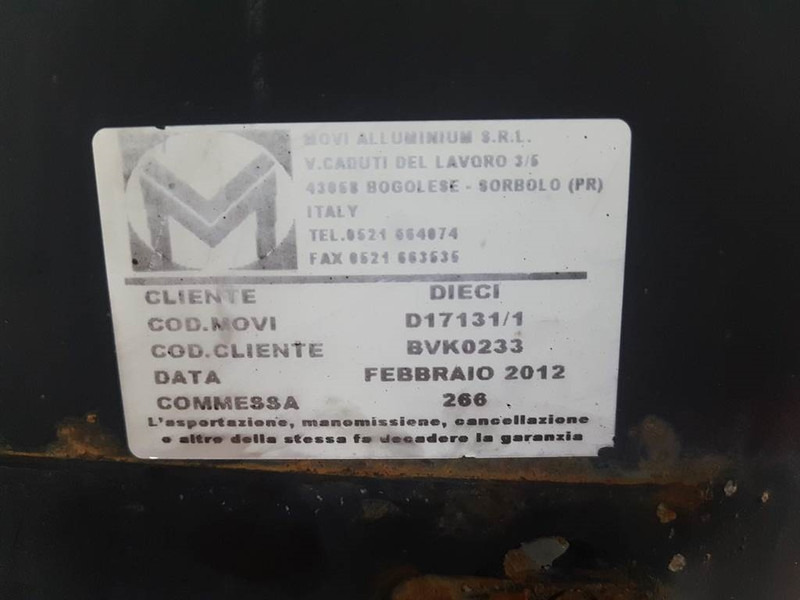 Dieci Telehandler-BVK0233-Cooler/Kühler/Koeler - المحرك و قطع الغيار - آلات البناء: صورة 3 Dieci Telehandler-BVK0233-Cooler/Kühler/Koeler - المحرك و قطع الغيار - آلات البناء: صورة 3