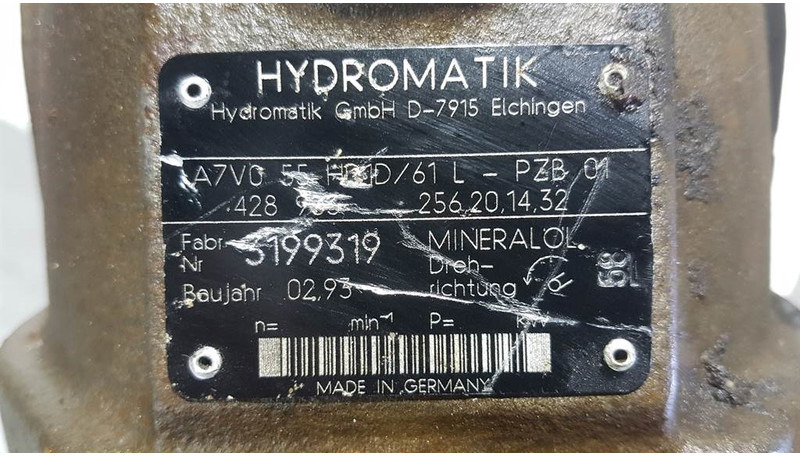 Hydromatik A7VO55HD1D/61L - Load sensing pump - نظام الهيدروليك: صورة 4 Hydromatik A7VO55HD1D/61L - Load sensing pump - نظام الهيدروليك: صورة 4
