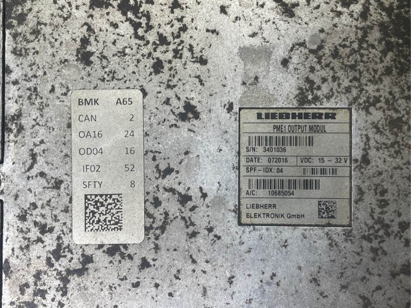 Liebherr A924C-PME1 OUTPUT-ECU/Control box/Steuermodul - النظام الكهربائي - آلات البناء: صورة 4 Liebherr A924C-PME1 OUTPUT-ECU/Control box/Steuermodul - النظام الكهربائي - آلات البناء: صورة 4