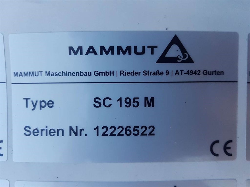 جديدة معدات السيلاج MAMMUT SC195M - Silage cutter/Silageschneider/Kuilhapper: صورة 7