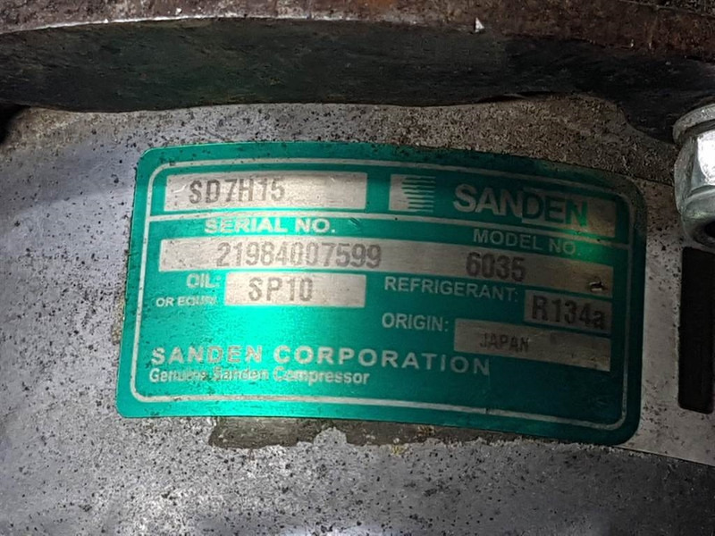 SANDEN SD7H15-6035-Compressor/Kompressor/Aircopomp - كمبروسر مكيف - آلات البناء: صورة 4 SANDEN SD7H15-6035-Compressor/Kompressor/Aircopomp - كمبروسر مكيف - آلات البناء: صورة 4