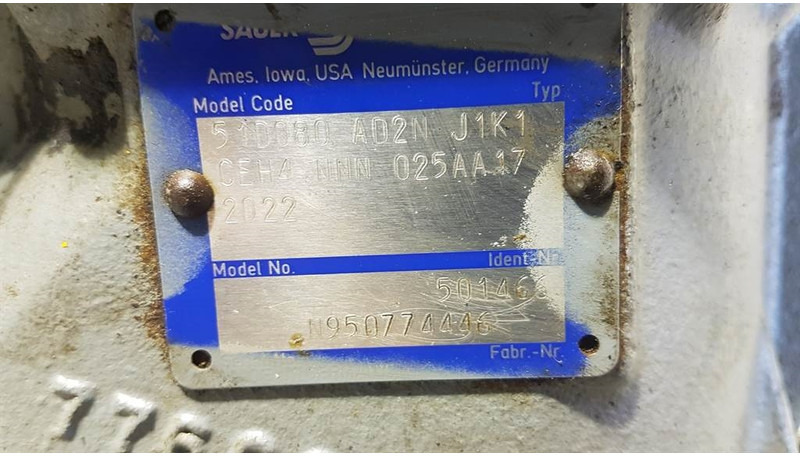 Sauer Sundstrand 51D080AD2N -Drive motor/Fahrmotor - نظام الهيدروليك: صورة 4 Sauer Sundstrand 51D080AD2N -Drive motor/Fahrmotor - نظام الهيدروليك: صورة 4