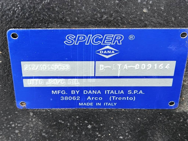 المحور و قطع الغيار - آلات البناء Spicer Dana 212/10149033 - Axle/Achse/As: صورة 6