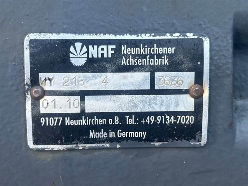 Terex TW150-NAF WY218-4-6021845 / 6030604-Axle/Achse/As - المحور و قطع الغيار - آلات البناء: صورة 5 Terex TW150-NAF WY218-4-6021845 / 6030604-Axle/Achse/As - المحور و قطع الغيار - آلات البناء: صورة 5