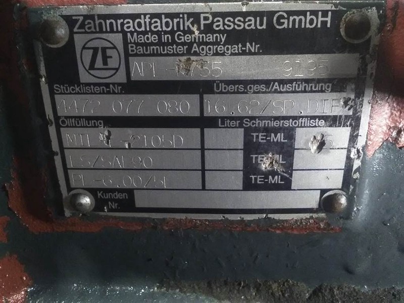 المحور و قطع الغيار - آلات البناء ZF APL-R755 - Axle/Achse/As: صورة 7