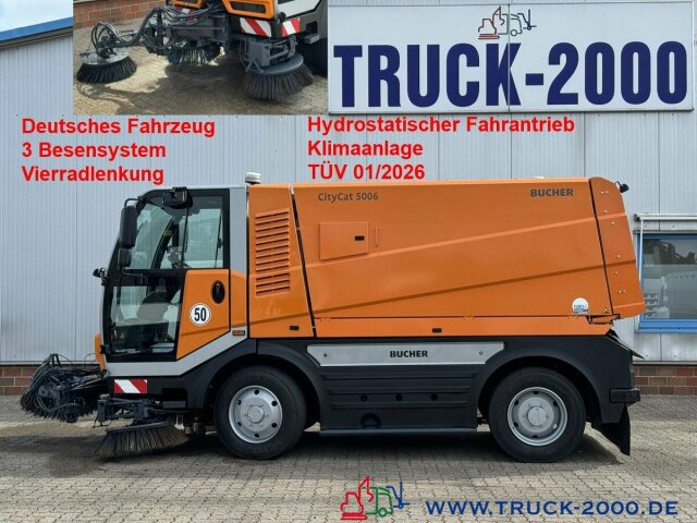 Bucher City Cat 5006 3 Besen 4 Radlenkung - سياره كنس شوارع: صورة 1 Bucher City Cat 5006 3 Besen 4 Radlenkung - سياره كنس شوارع: صورة 1