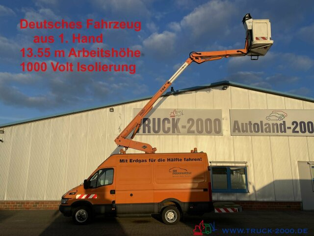 Iveco 50C11 Iveco Daily Versalift 14m Erdgasantrieb - منصة تلسكوبية محمولة على شاحنة: صورة 1 Iveco 50C11 Iveco Daily Versalift 14m Erdgasantrieb - منصة تلسكوبية محمولة على شاحنة: صورة 1