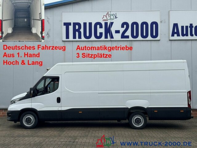 Iveco Daily Maxi Hoch & Lang Autom. 3 Sitze TÜV 01/27 - فان: صورة 1 Iveco Daily Maxi Hoch & Lang Autom. 3 Sitze TÜV 01/27 - فان: صورة 1