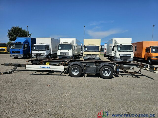 Krone ZZ18 XF0 Tandem Box Carrier - Luft - BPW Achsen - مقطورة نقل الحاويات: صورة 1 Krone ZZ18 XF0 Tandem Box Carrier - Luft - BPW Achsen - مقطورة نقل الحاويات: صورة 1