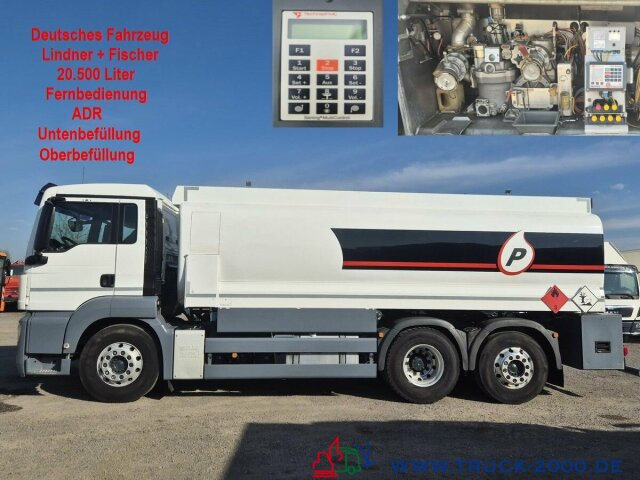 MAN 26.400 Lindner Fischer 20500l ADR Untenbefüllung - شاحنة صهريج: صورة 1 MAN 26.400 Lindner Fischer 20500l ADR Untenbefüllung - شاحنة صهريج: صورة 1