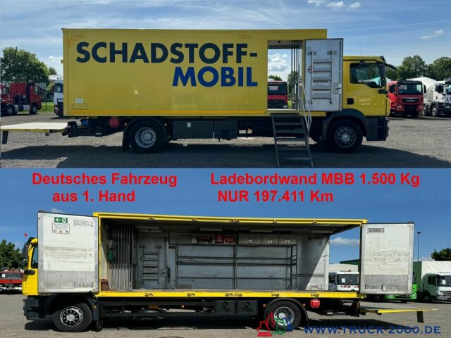 MAN TGM 15.250 Dünnschede Schadstoffmobil LBW 197TKM - شاحنة مقفلة: صورة 1 MAN TGM 15.250 Dünnschede Schadstoffmobil LBW 197TKM - شاحنة مقفلة: صورة 1