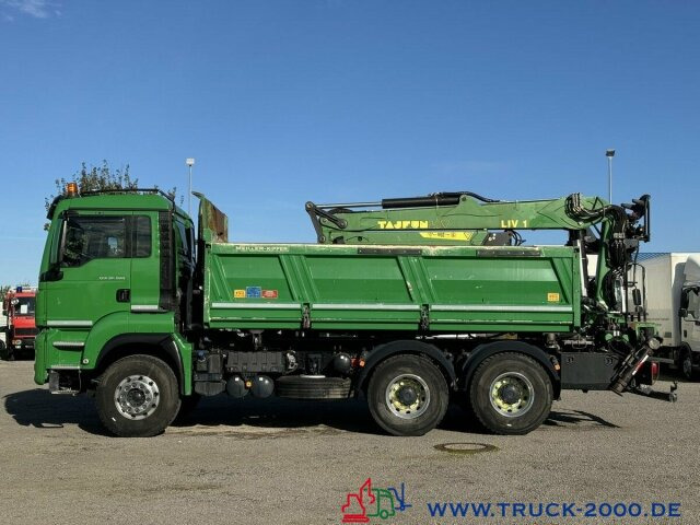 MAN TGS 26.500 6x4 Meiller + Kran + Bordmatik 137TKM - شاحنة قلاب, شاحنة كرين: صورة 4 MAN TGS 26.500 6x4 Meiller + Kran + Bordmatik 137TKM - شاحنة قلاب, شاحنة كرين: صورة 4