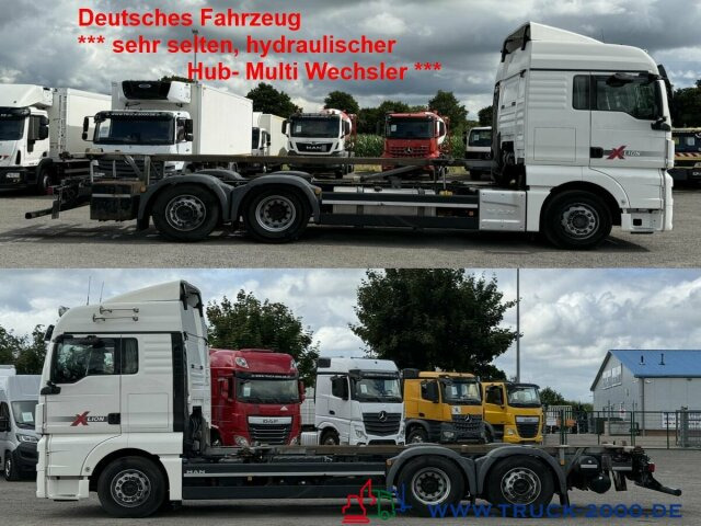 MAN TGX 26.480 XLX Haus Bett hydr Hub Multi Wechsler - شاحنات الحاويات / جسم علوي قابل للتغيير شاحنة: صورة 1 MAN TGX 26.480 XLX Haus Bett hydr Hub Multi Wechsler - شاحنات الحاويات / جسم علوي قابل للتغيير شاحنة: صورة 1