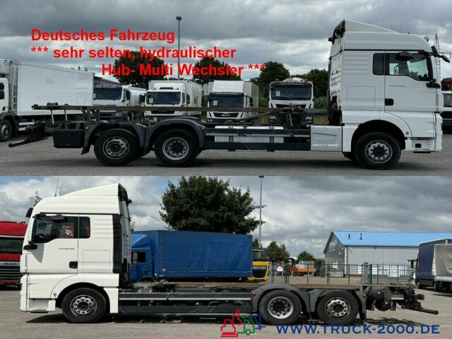 MAN TGX 26.480 XLX Haus Bett hydr Hub Multi Wechsler - شاحنات الحاويات / جسم علوي قابل للتغيير شاحنة: صورة 1 MAN TGX 26.480 XLX Haus Bett hydr Hub Multi Wechsler - شاحنات الحاويات / جسم علوي قابل للتغيير شاحنة: صورة 1