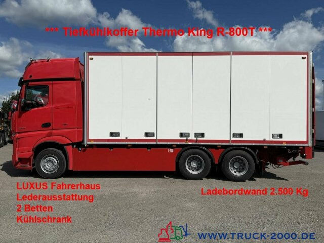 Mercedes-Benz Actros 2663 Tiefkühler Thermo King T-800R + LBW - شاحنة الفريزر: صورة 1 Mercedes-Benz Actros 2663 Tiefkühler Thermo King T-800R + LBW - شاحنة الفريزر: صورة 1