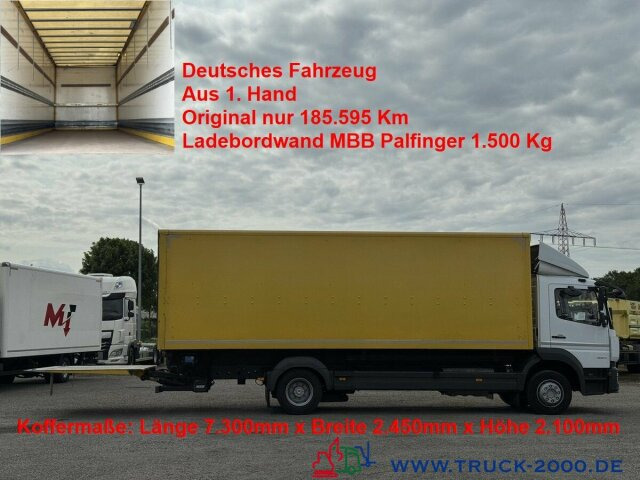 Mercedes-Benz Atego 1224 Koffer MBB Palfinger LBW 1.500KG AHK - شاحنة مقفلة: صورة 1 Mercedes-Benz Atego 1224 Koffer MBB Palfinger LBW 1.500KG AHK - شاحنة مقفلة: صورة 1
