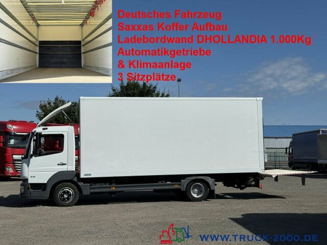Mercedes-Benz Atego 818 Koffer LBW DHOLLANDIA 1.000kg 3 Sitze - شاحنة مغلقة الصندوق: صورة 1 Mercedes-Benz Atego 818 Koffer LBW DHOLLANDIA 1.000kg 3 Sitze - شاحنة مغلقة الصندوق: صورة 1