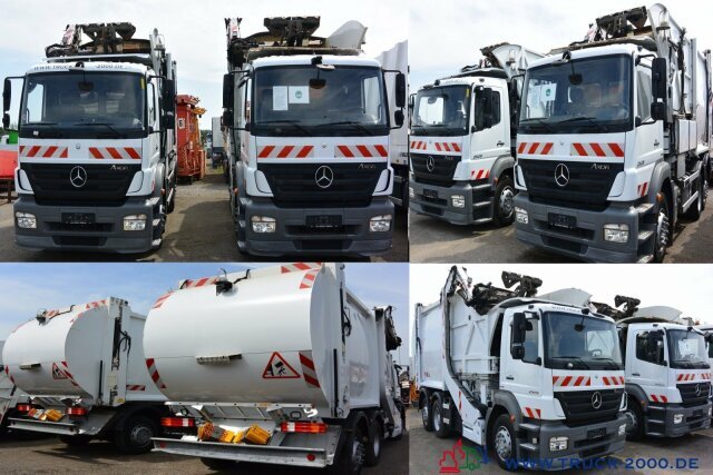 شاحنة النفايات لنقل القمامة Mercedes-Benz Axor 2529 Faun Easypress Frontlader 25 m³ 1.Hd: صورة 9