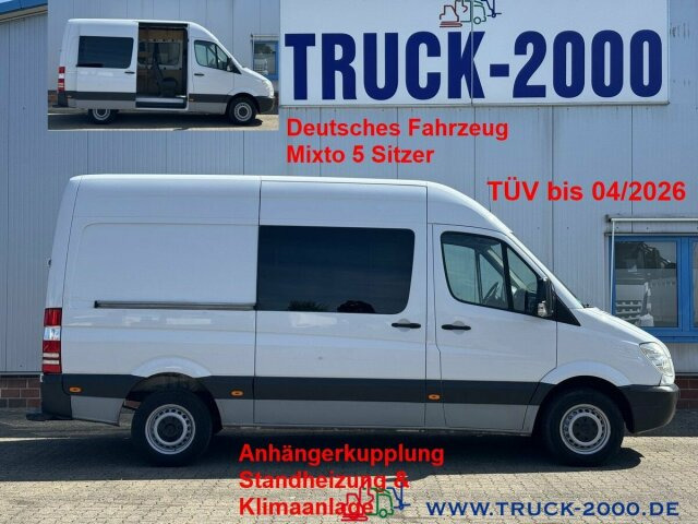 Mercedes-Benz Sprinter 213 Mixto 5 Sitzer Klima Standhzg. AHK - فان المدمجة: صورة 1 Mercedes-Benz Sprinter 213 Mixto 5 Sitzer Klima Standhzg. AHK - فان المدمجة: صورة 1