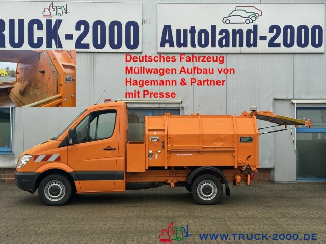 Mercedes-Benz Sprinter 316 Hagemann 3,5m3 Müllwagen mit Presse - شاحنة النفايات: صورة 1 Mercedes-Benz Sprinter 316 Hagemann 3,5m3 Müllwagen mit Presse - شاحنة النفايات: صورة 1