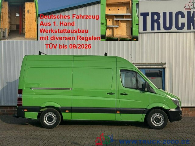 Mercedes-Benz Sprinter 316 Hoch + Lang + Werkstattausbau Klima - فان: صورة 1 Mercedes-Benz Sprinter 316 Hoch + Lang + Werkstattausbau Klima - فان: صورة 1