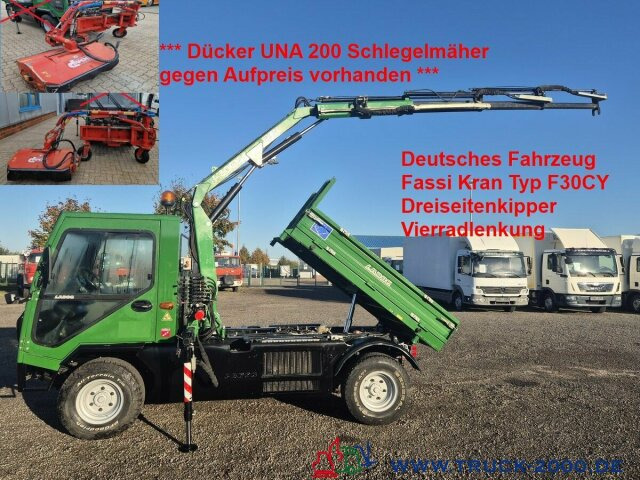 Multicar Ladog 4x4 Kipper mit Fassi Kran 5+6 Steuerkreis - قلاب صغير: صورة 1 Multicar Ladog 4x4 Kipper mit Fassi Kran 5+6 Steuerkreis - قلاب صغير: صورة 1