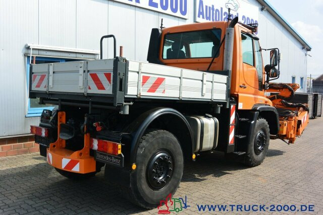 Unimog U 400 4 x 4 Mulag Teleskopausleger + Zapfwelle Unimog U 400 4 x 4 Mulag Teleskopausleger + Zapfwelle: صورة 11