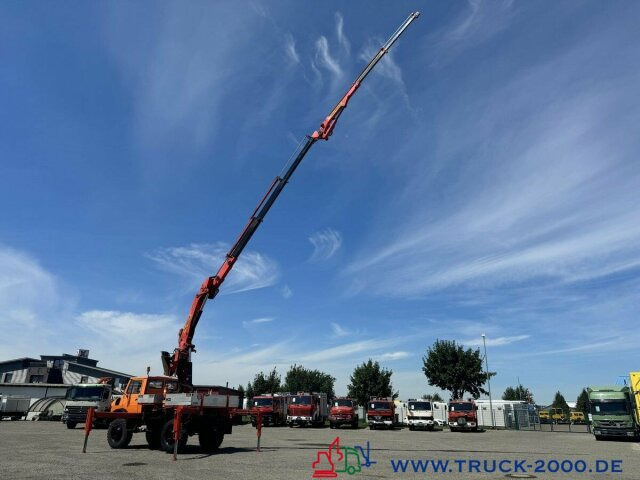 Unimog U1700 Kran PK16000 + Jib Höhe 22,50m + Winde - شاحنة كرين: صورة 3 Unimog U1700 Kran PK16000 + Jib Höhe 22,50m + Winde - شاحنة كرين: صورة 3