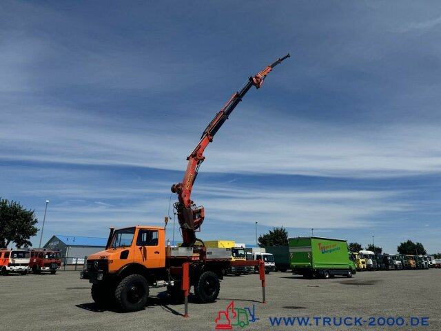 Unimog U1700 Kran PK16000 + Jib Höhe 22,50m + Winde - شاحنة كرين: صورة 4 Unimog U1700 Kran PK16000 + Jib Höhe 22,50m + Winde - شاحنة كرين: صورة 4