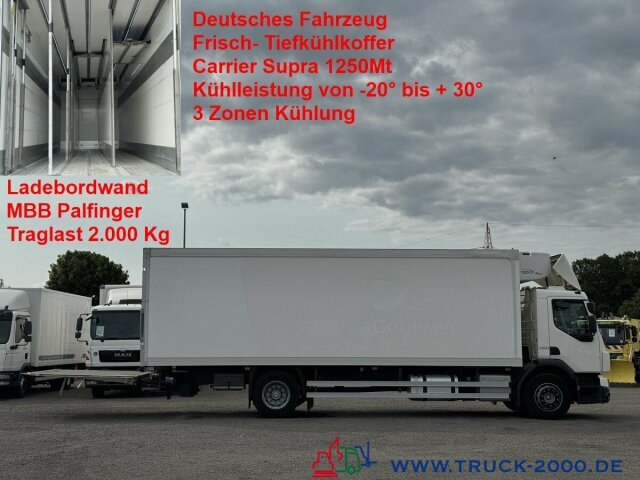 Volvo FE 18 280 3 Zonen Frisch- + Tiefkühler Carrier - شاحنة الفريزر: صورة 1 Volvo FE 18 280 3 Zonen Frisch- + Tiefkühler Carrier - شاحنة الفريزر: صورة 1
