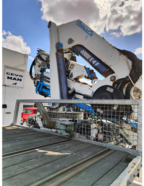 شاحنات مسطحة, شاحنة كرين MAN 18.410 F2000 Cormach 22000 E4F + jib: صورة 7