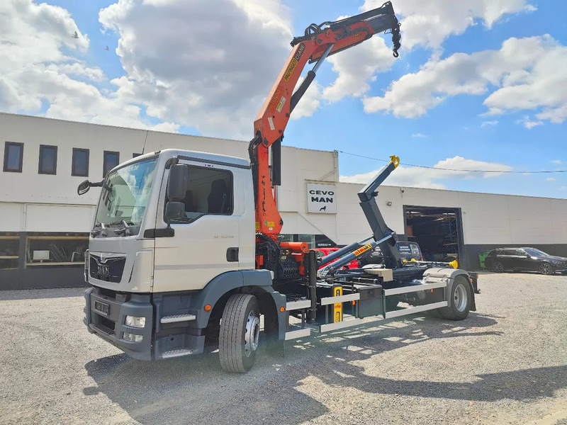 MAN TGM 18.290 4x2 Euro 6 + Crane Palfinger PK15500 - شاحنة ذات خطاف, شاحنة كرين: صورة 1 MAN TGM 18.290 4x2 Euro 6 + Crane Palfinger PK15500 - شاحنة ذات خطاف, شاحنة كرين: صورة 1
