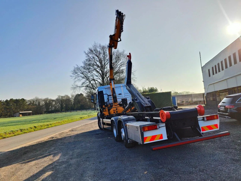 MAN TGX 26.400 6x2 Euro5 Container LEEBUR + Crane Effer 145 - شاحنة ذات خطاف, شاحنة كرين: صورة 3 MAN TGX 26.400 6x2 Euro5 Container LEEBUR + Crane Effer 145 - شاحنة ذات خطاف, شاحنة كرين: صورة 3