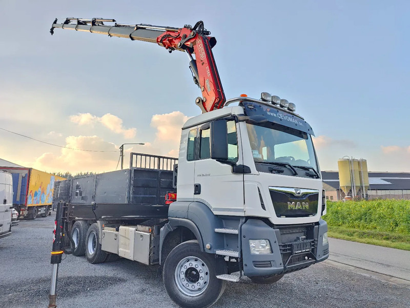 MAN Tridem 8x4 Euro6 Kipper Kraan Fassi F365 - شاحنة قلاب, شاحنة كرين: صورة 1 MAN Tridem 8x4 Euro6 Kipper Kraan Fassi F365 - شاحنة قلاب, شاحنة كرين: صورة 1