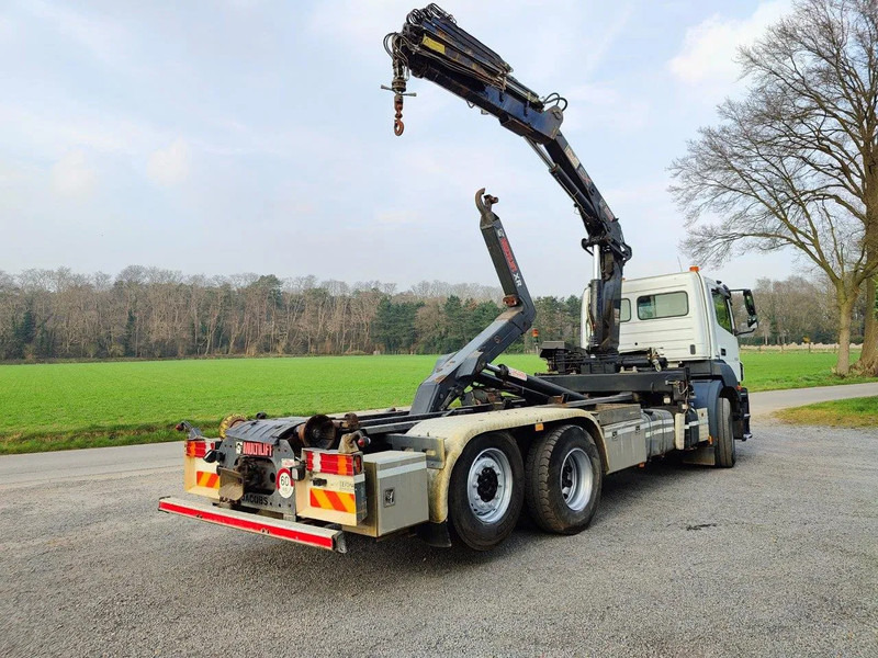 Mercedes-Benz Axor 2536 Euro5 container multilift crane HIAB 220 - شاحنة ذات خطاف, شاحنة كرين: صورة 3 Mercedes-Benz Axor 2536 Euro5 container multilift crane HIAB 220 - شاحنة ذات خطاف, شاحنة كرين: صورة 3