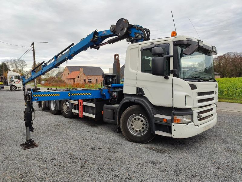 Scania P360 8x2 Tridem container Crane HIAB 244 - شاحنة ذات خطاف, شاحنة كرين: صورة 1 Scania P360 8x2 Tridem container Crane HIAB 244 - شاحنة ذات خطاف, شاحنة كرين: صورة 1