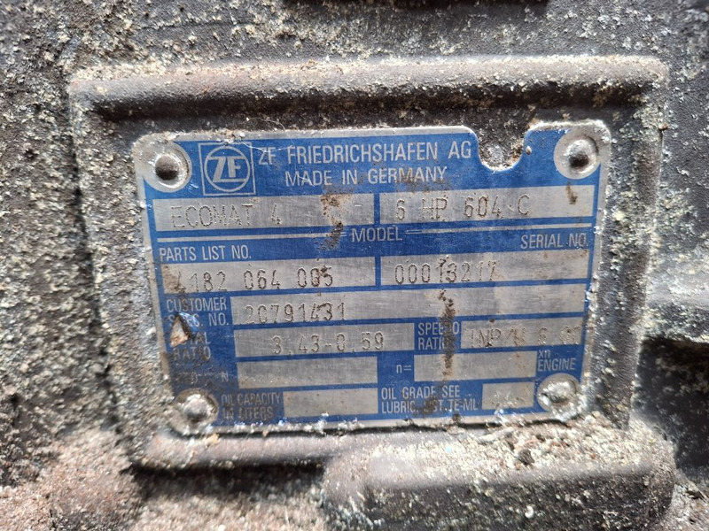 ZF ECOMAT 4 6 HP 604 C - صندوق التروس: صورة 2 ZF ECOMAT 4 6 HP 604 C - صندوق التروس: صورة 2