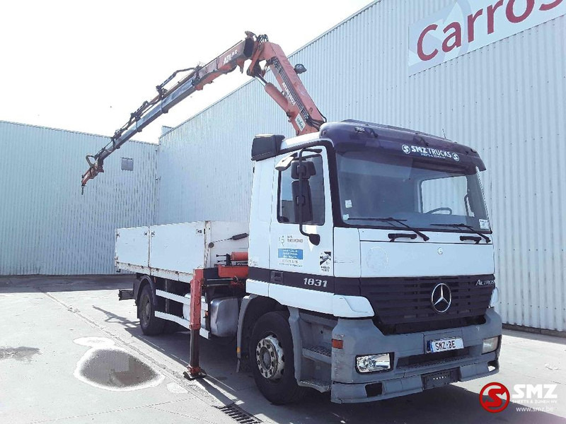 Mercedes-Benz Actros 1831 Atlas Ak140.1A4+remote lames steel 165000km - شاحنات مسطحة, شاحنة كرين: صورة 1 Mercedes-Benz Actros 1831 Atlas Ak140.1A4+remote lames steel 165000km - شاحنات مسطحة, شاحنة كرين: صورة 1