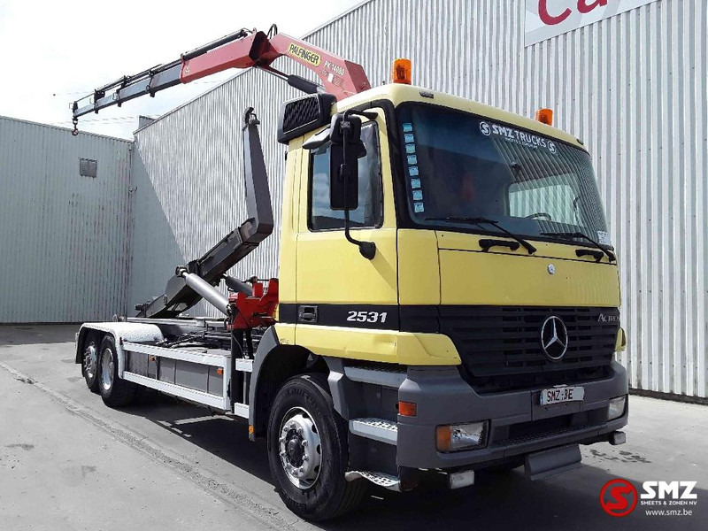Mercedes-Benz Actros 2631 palfinger pk 14080-4 - شاحنات الحاويات / جسم علوي قابل للتغيير شاحنة, شاحنة كرين: صورة 1 Mercedes-Benz Actros 2631 palfinger pk 14080-4 - شاحنات الحاويات / جسم علوي قابل للتغيير شاحنة, شاحنة كرين: صورة 1
