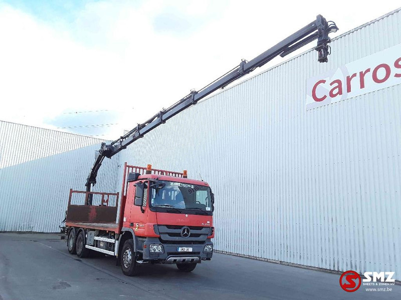 Mercedes-Benz Actros 2641 HIAB 166 ES_5 + remote - شاحنات مسطحة, شاحنة كرين: صورة 1 Mercedes-Benz Actros 2641 HIAB 166 ES_5 + remote - شاحنات مسطحة, شاحنة كرين: صورة 1