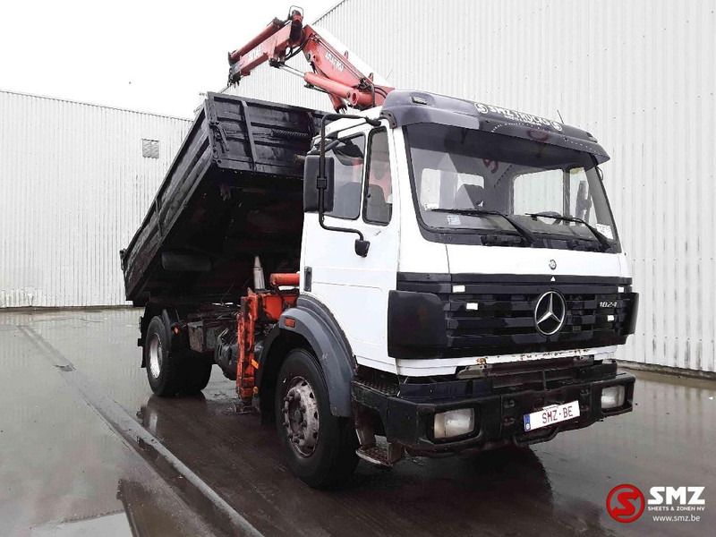 Mercedes-Benz SK 1824 lames grue Atlas Ak 80-1 - شاحنة قلاب, شاحنة كرين: صورة 1 Mercedes-Benz SK 1824 lames grue Atlas Ak 80-1 - شاحنة قلاب, شاحنة كرين: صورة 1