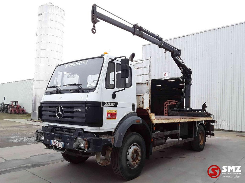 Mercedes-Benz SK 1831 hiab 090 lames - شاحنات مسطحة, شاحنة كرين: صورة 3 Mercedes-Benz SK 1831 hiab 090 lames - شاحنات مسطحة, شاحنة كرين: صورة 3